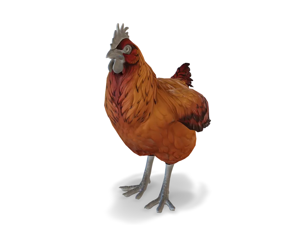 Курка Catalana Red-Yellow Gradient з CS2 у 3D